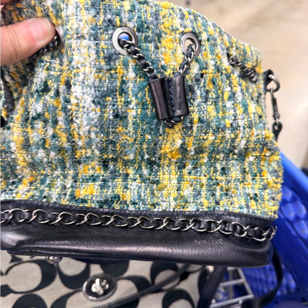 Patricia Nash Tweed Chain Strap Bag